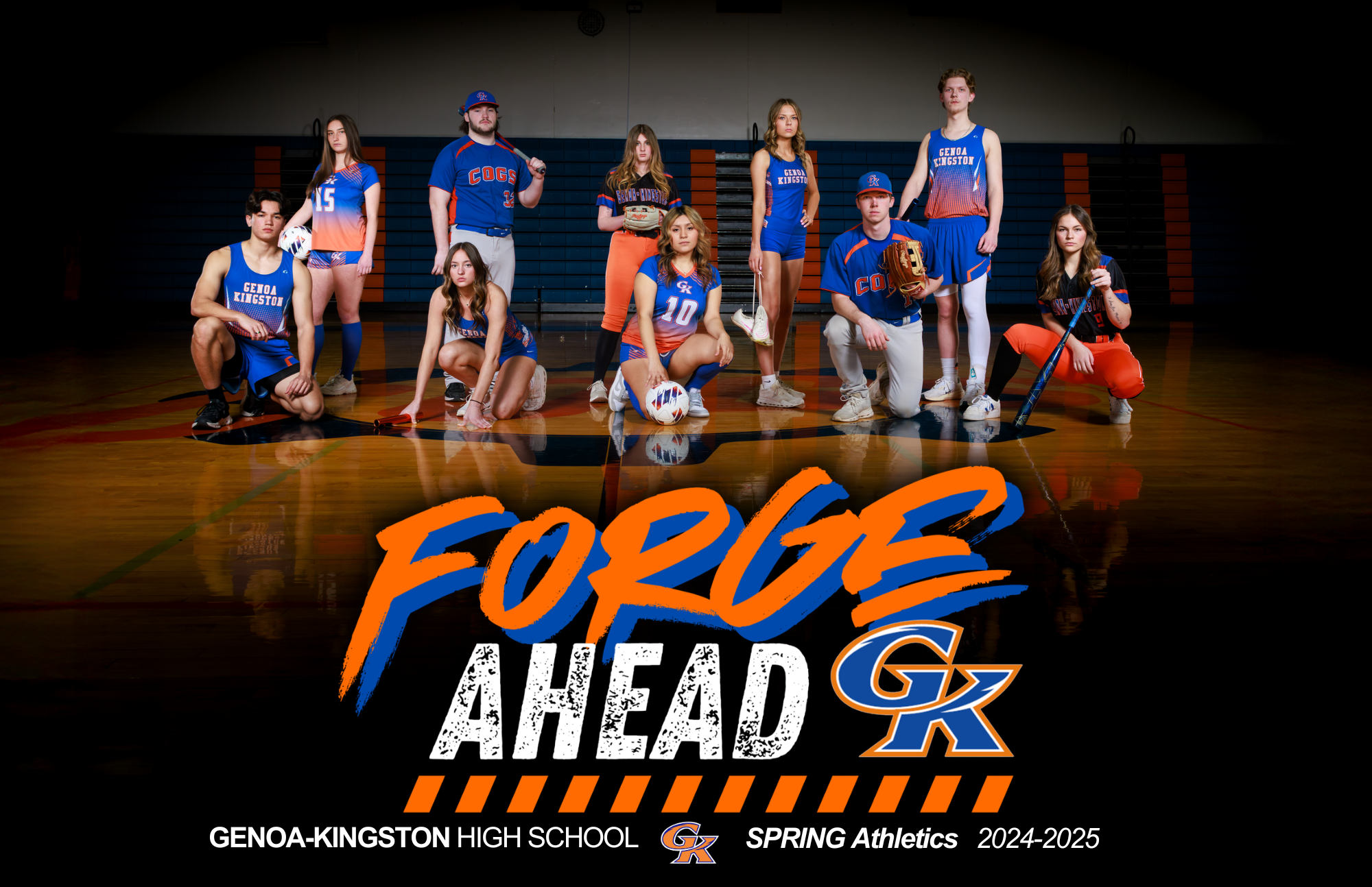 Design / Multimedia photograph titled High School SPRING Athletics 2024 25